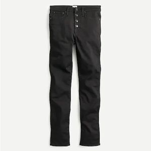 J. Crew 9" Vintage Straight Jeans in Black — Size 29 / 30